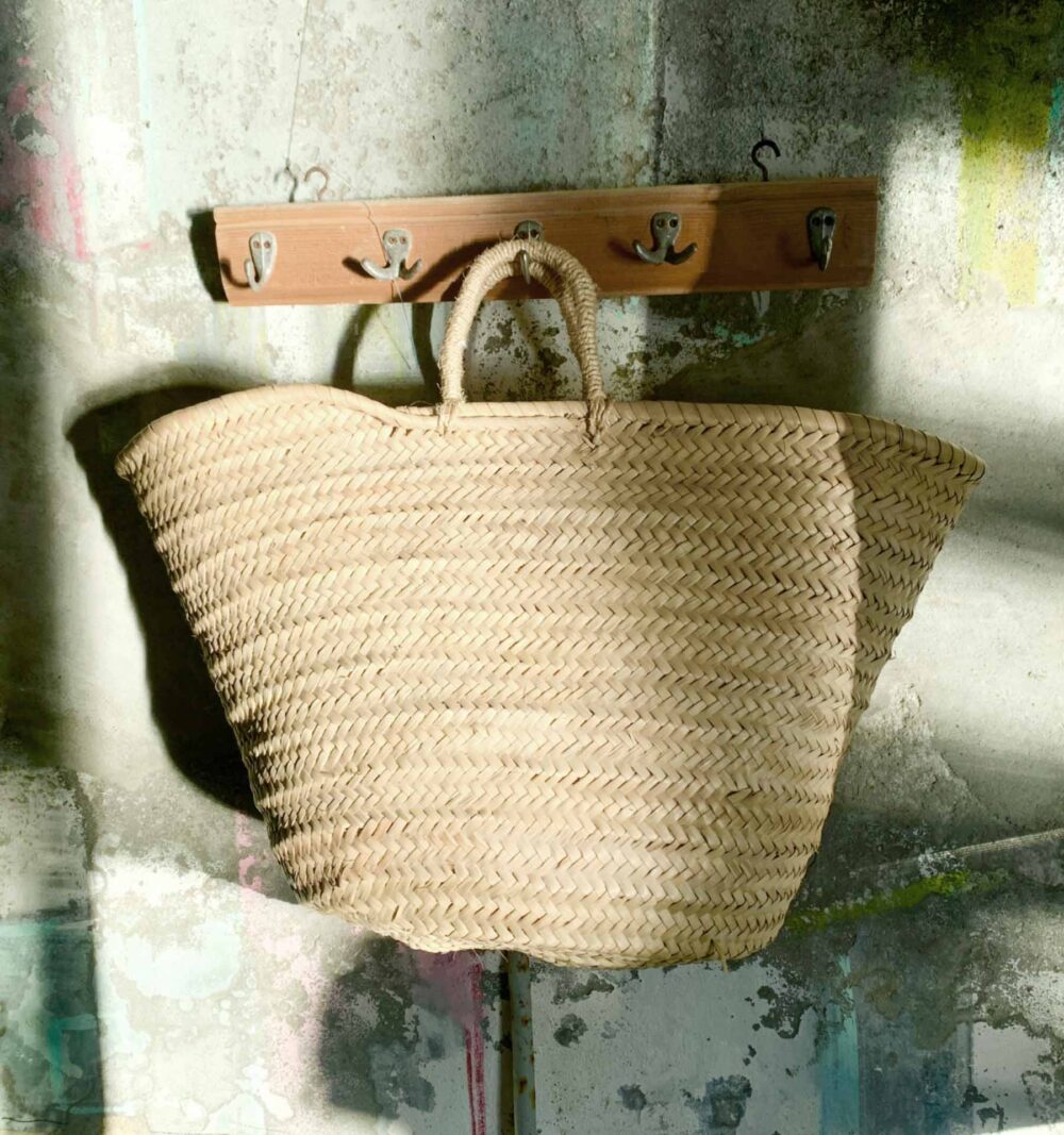 straw beach bag