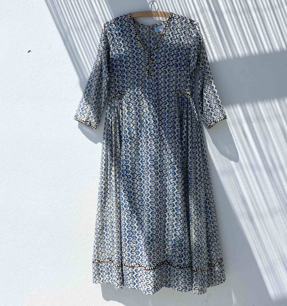 Sufi dress in blue - Image 2
