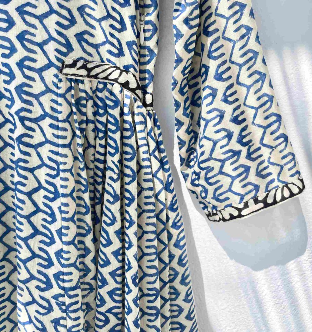 Sufi dress in blue - Image 3