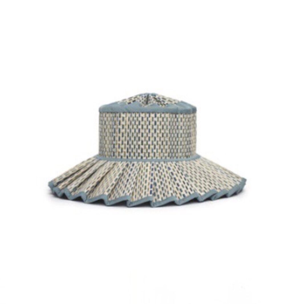 Capri hat in dusty blue
