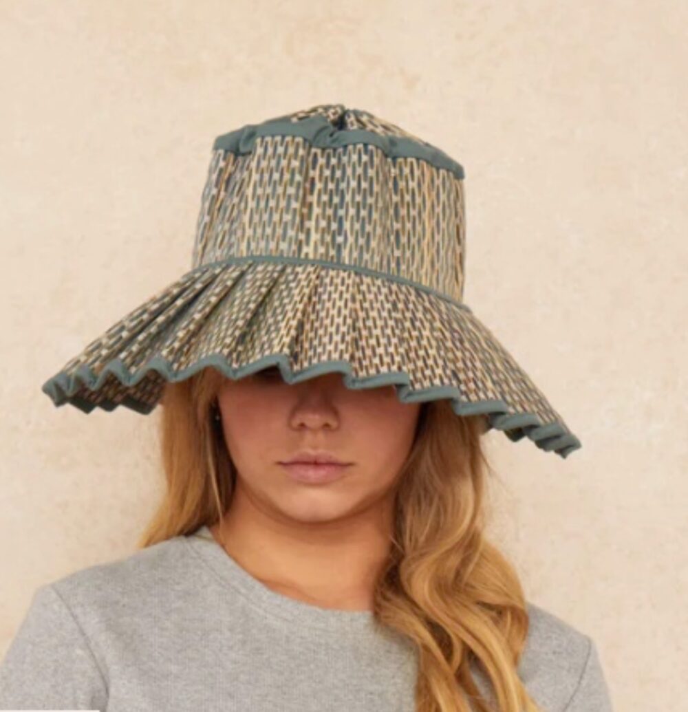 Capri hat in dusty blue - Image 2