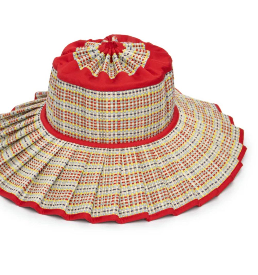 Lorna Murray Capri hat in Red - Image 4