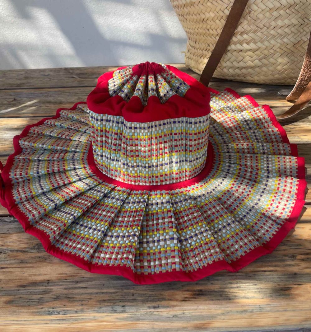 Lorna Murray Capri hat in Red - Image 2