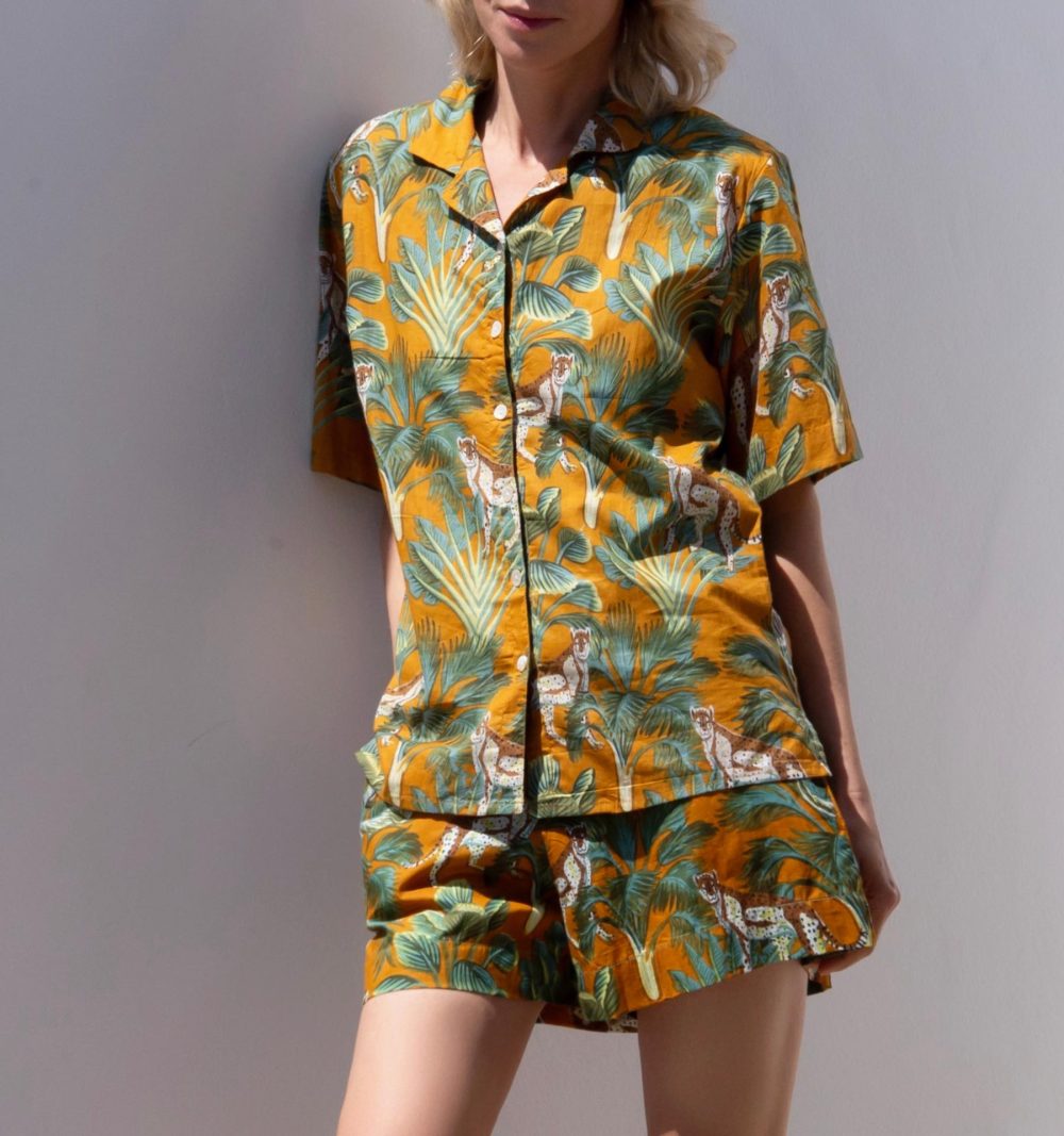 Printed Cotton Boyfriend Shirt - Image 8