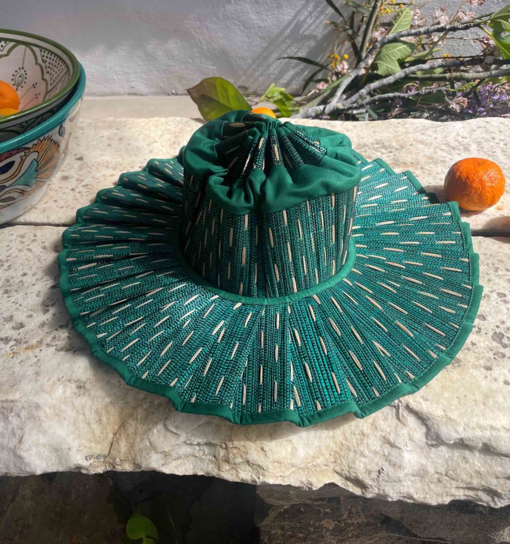 Capri hat in green