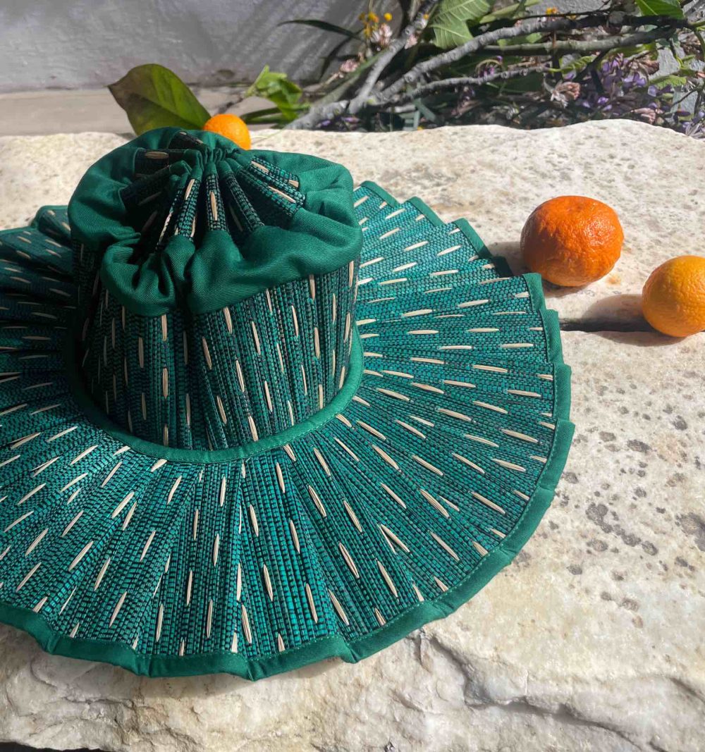 Capri hat in green - Image 3