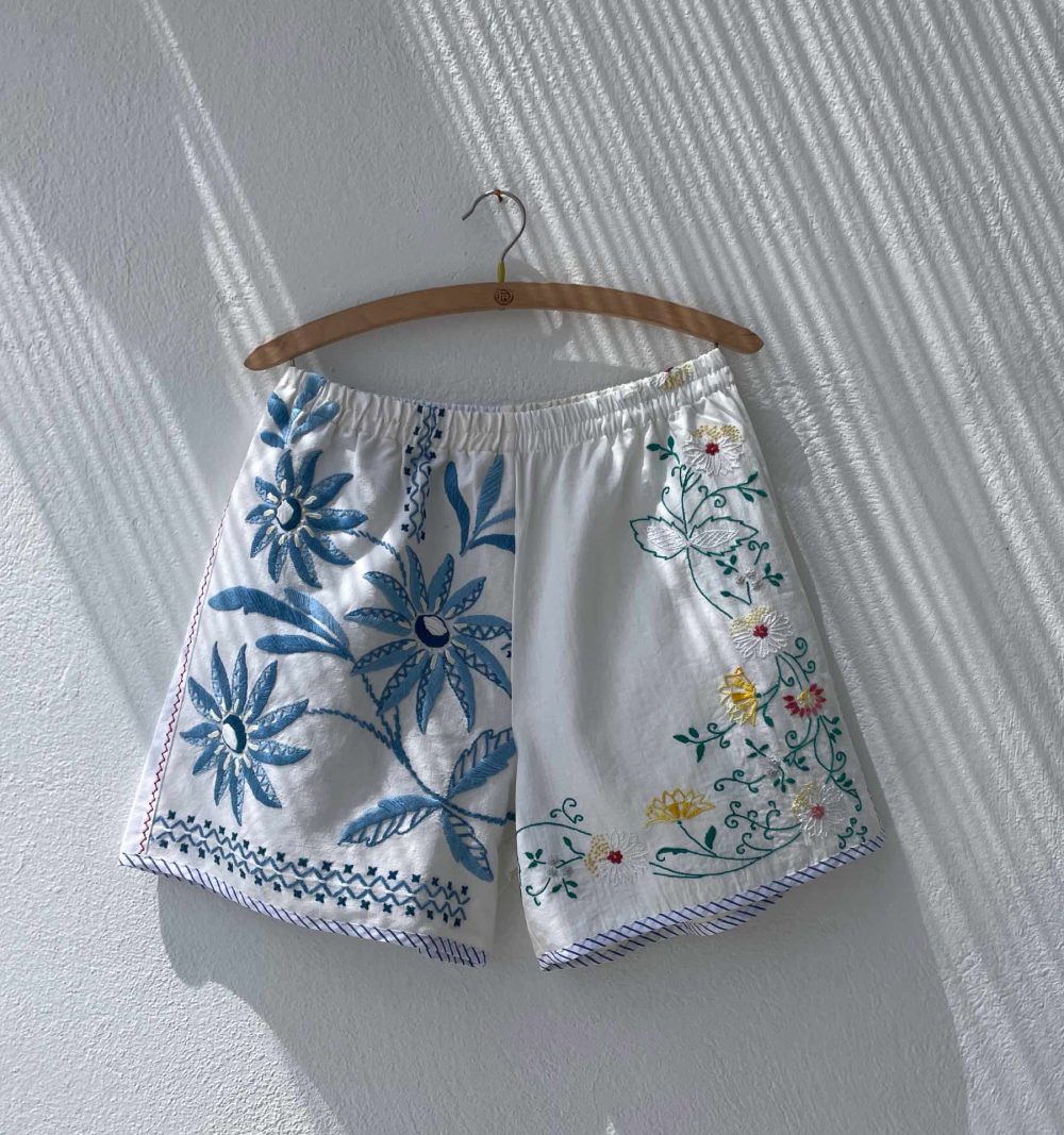 Embroidered Cotton Shorts - Image 5
