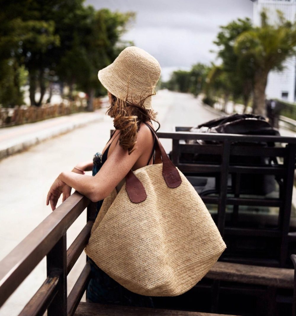 Ibeliv Large Raffia Tote Bag