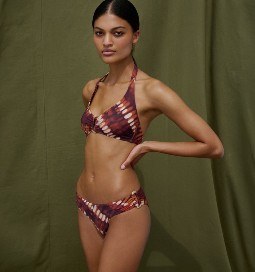 Sophie Deloudi Halterneck Print Bikini