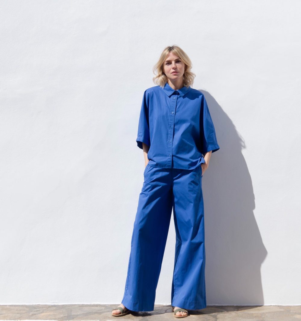 Poplin Wide Pants - Labdip - Image 4