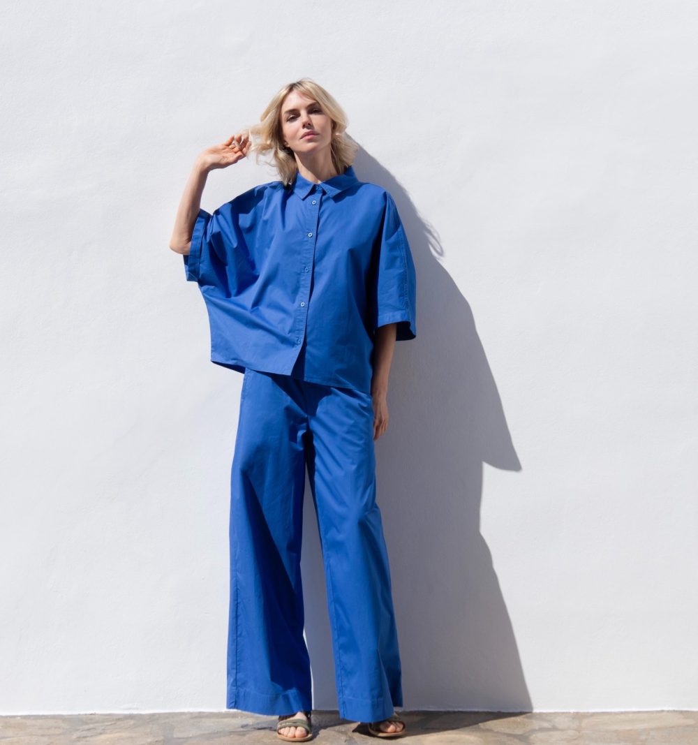 Poplin Wide Pants - Labdip - Image 2