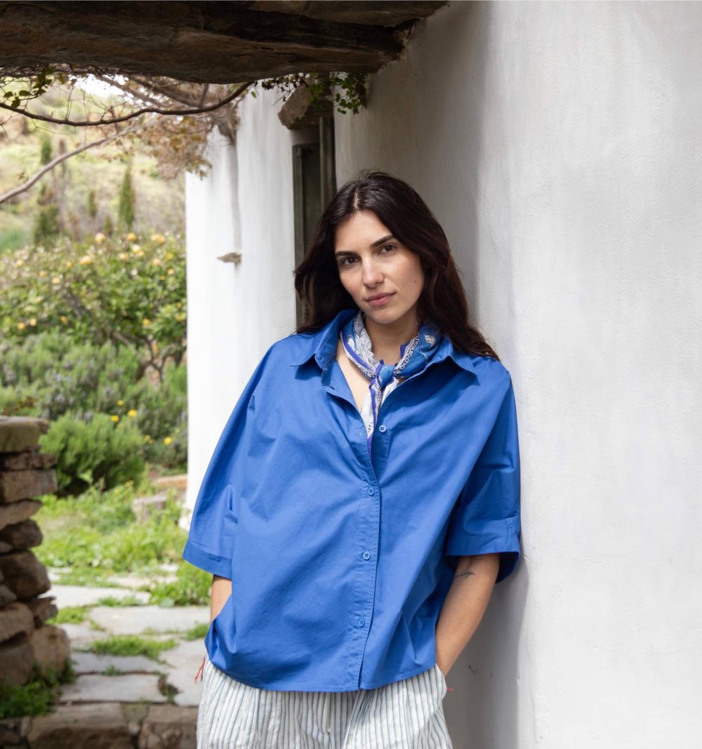 Poplin Wide Shirt-Labdip - Image 3