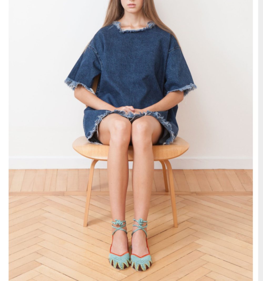 Ballerina High Shoes in Sage Green - Image 2