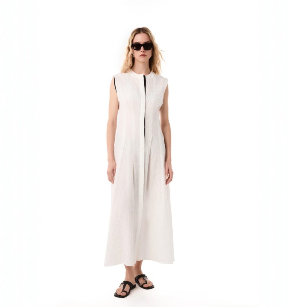 Kiohne Poplin Button Up Dress