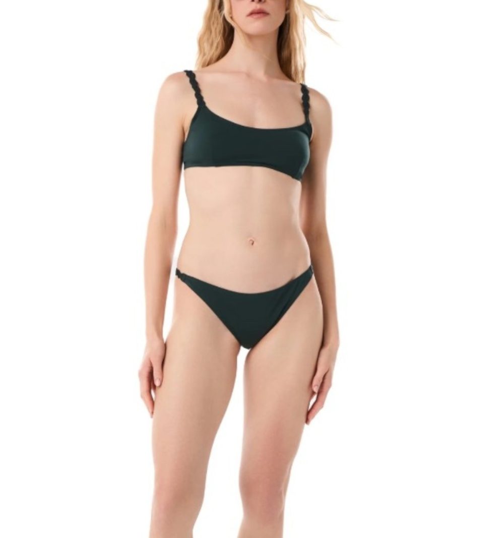 Kiohne Two Piece Botanical Green Bikini - Image 2