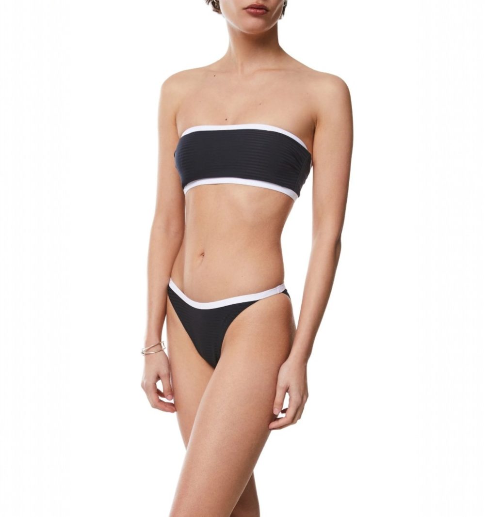 Kiohne Two Piece Black Strapless Bikini - Image 2