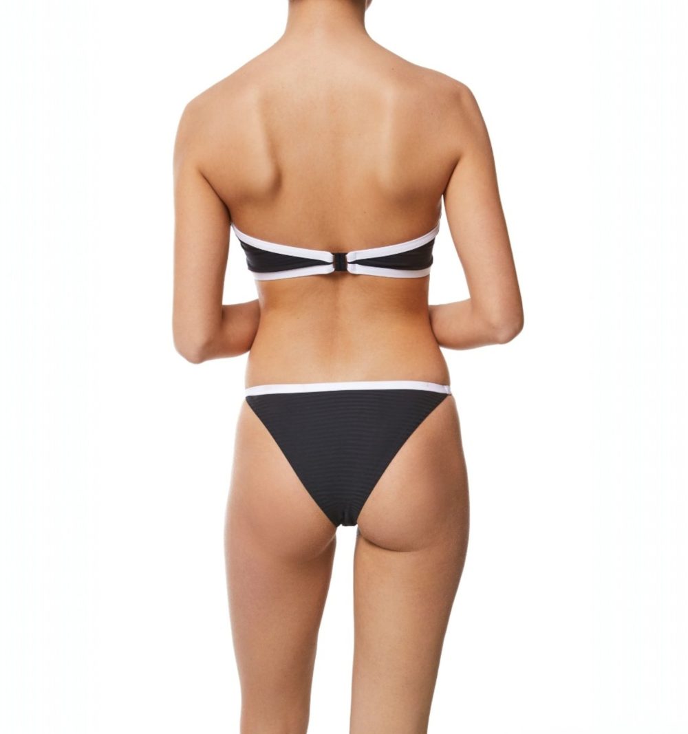 Kiohne Two Piece Black Strapless Bikini - Image 3