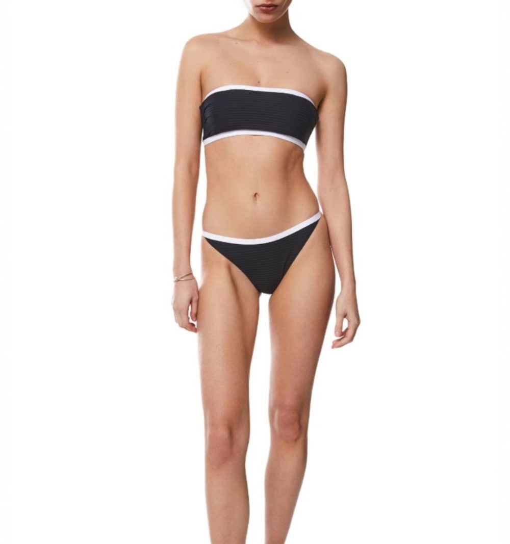 Kiohne Two Piece Black Strapless Bikini - Image 4