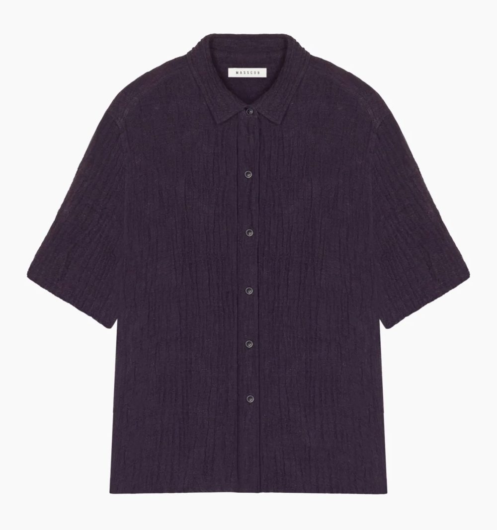 Rustic Linen Shirt in Brown - Image 7