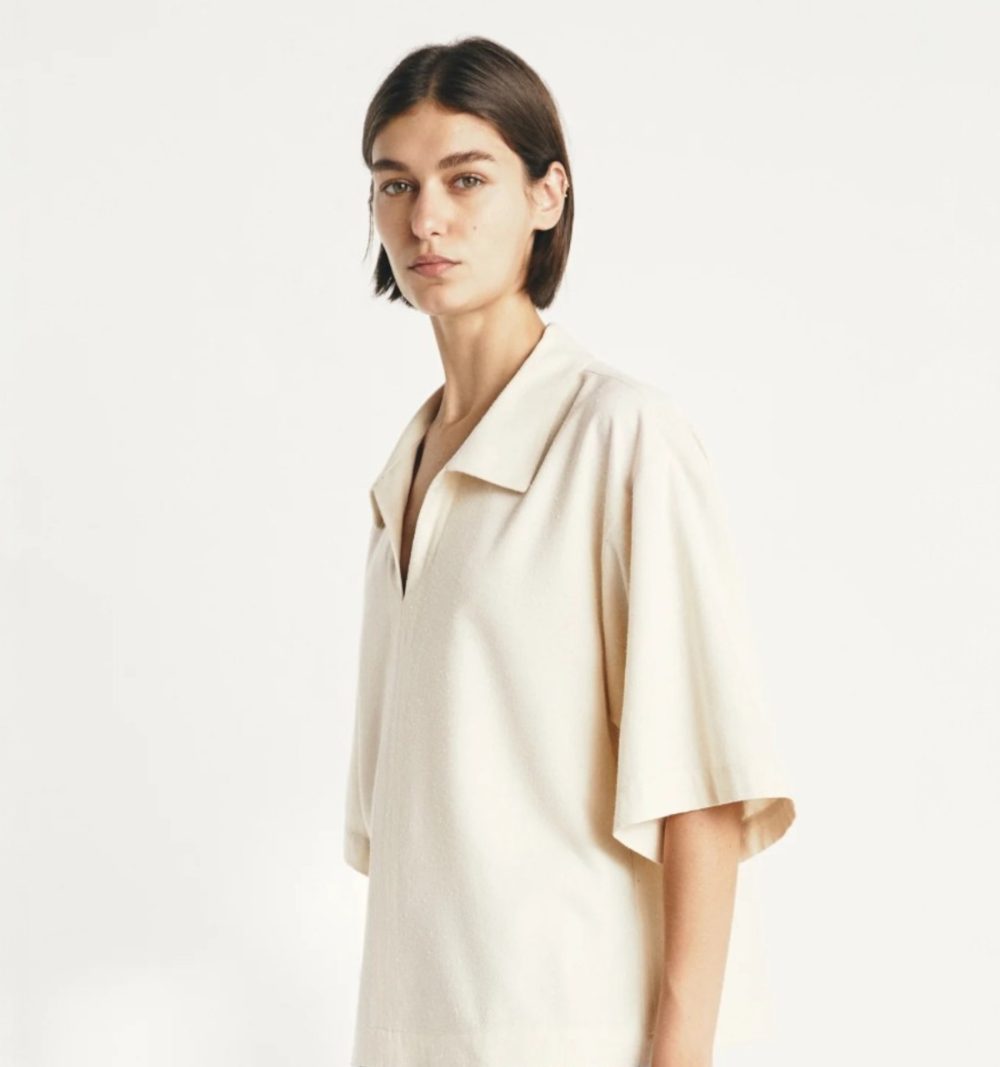 Masscob Rustic Silk Off White Shirt - Image 2