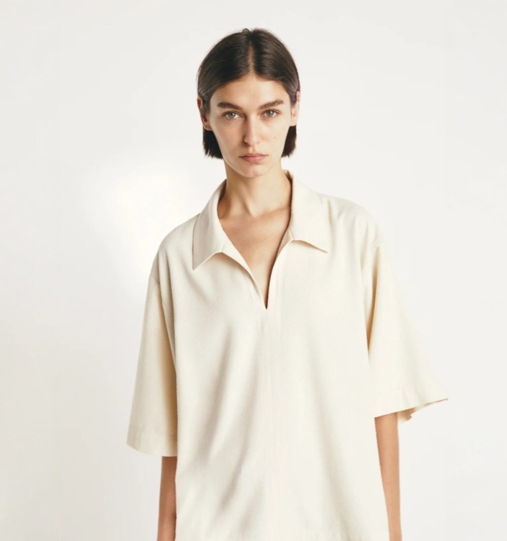 Masscob Rustic Silk Off White Shirt