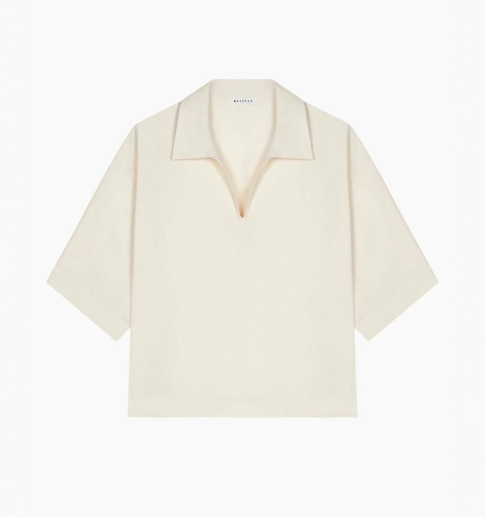 Masscob Rustic Silk Off White Shirt - Image 5