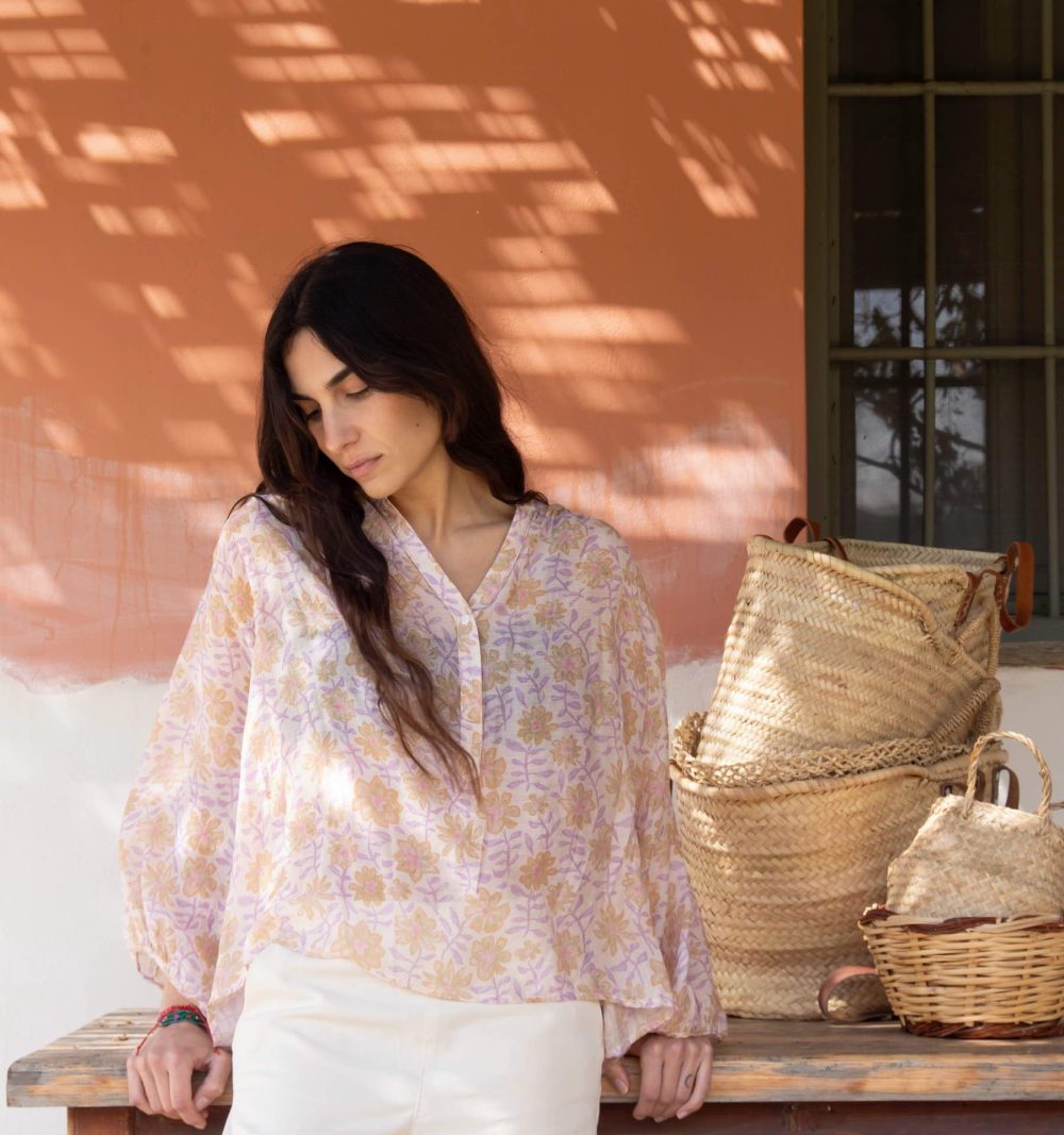 Floral Pattern Blouse - Image 3
