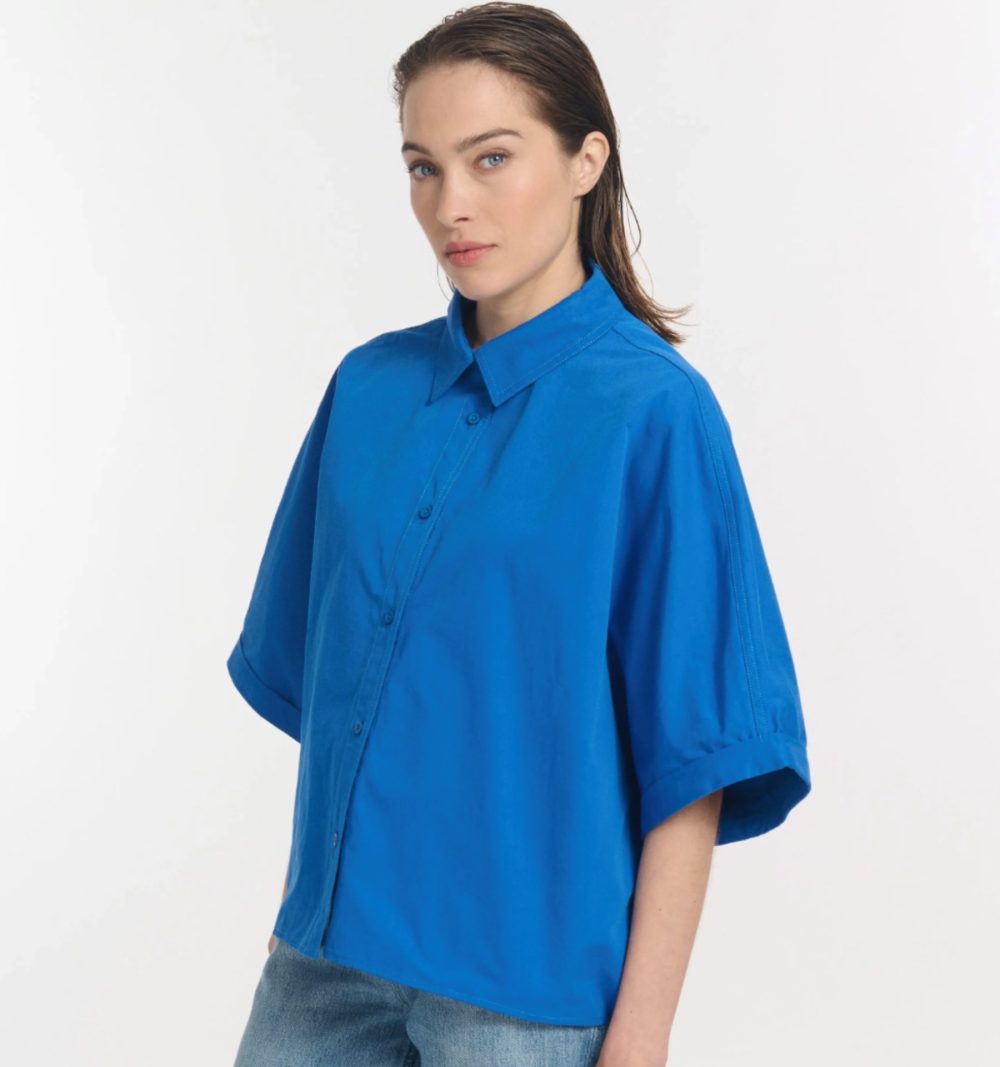 Poplin Wide Shirt-Labdip