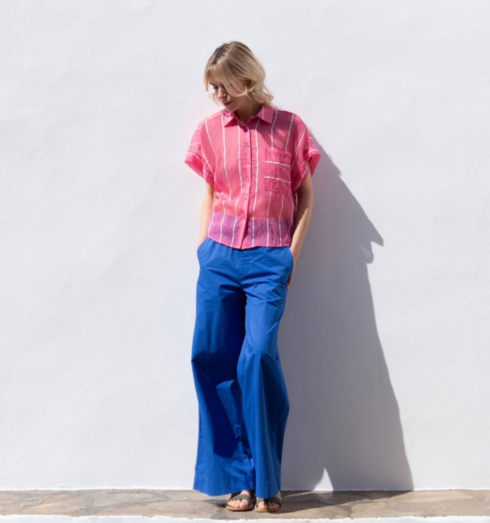 Striped Top in Pink - Image 3