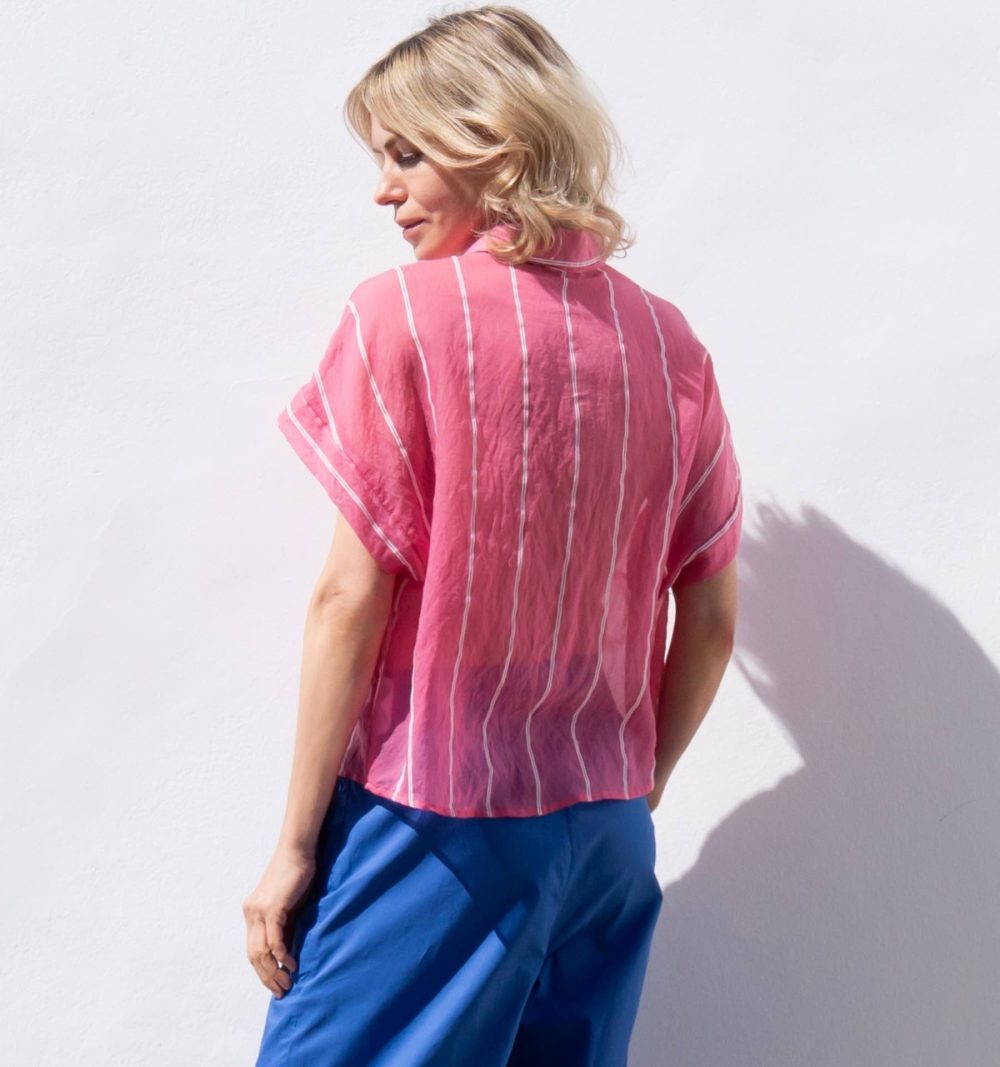 Striped Top in Pink - Image 4