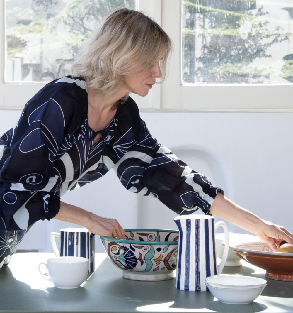 Cotton Blouse in Blue - Image 6