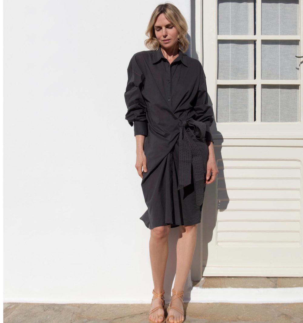 Cotton Shirt Dress - Image 6