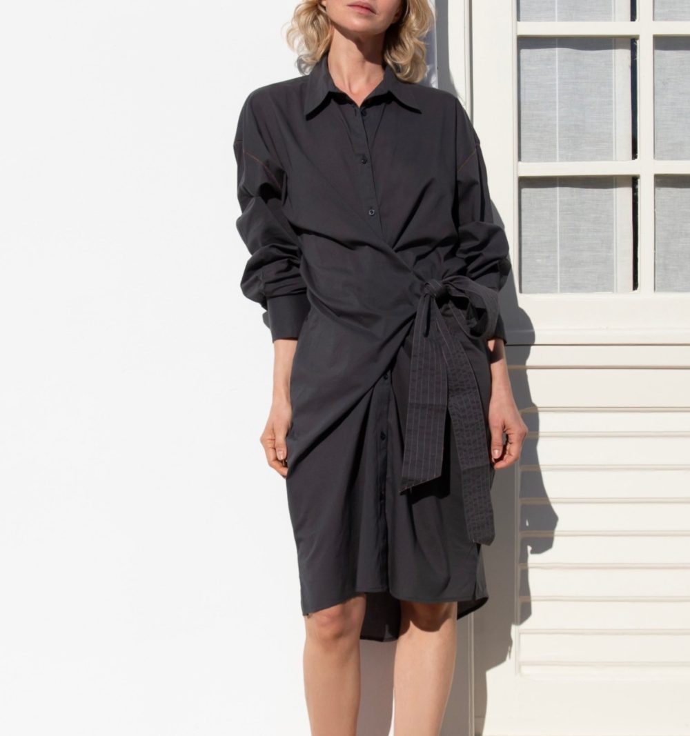 Cotton Shirt Dress - Image 5