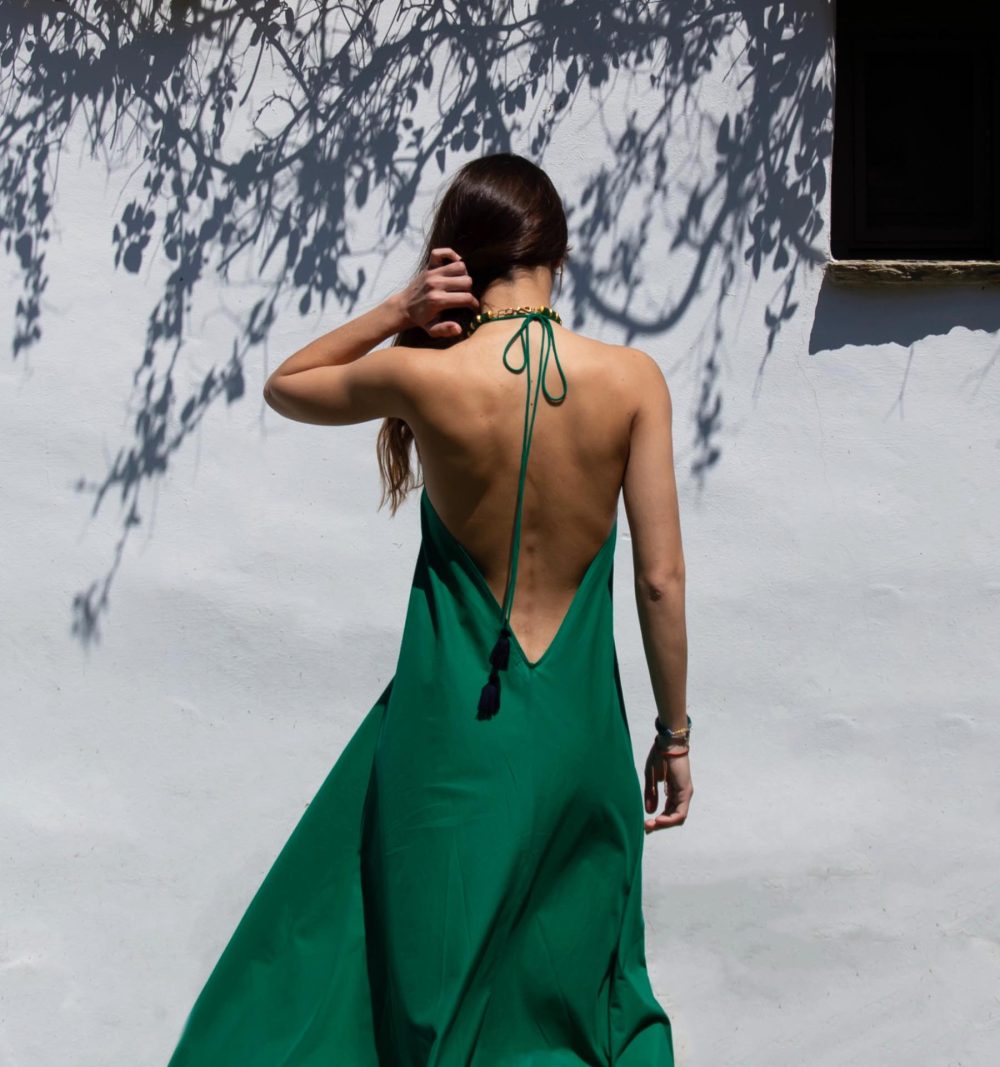 Sun Dress in Emerald