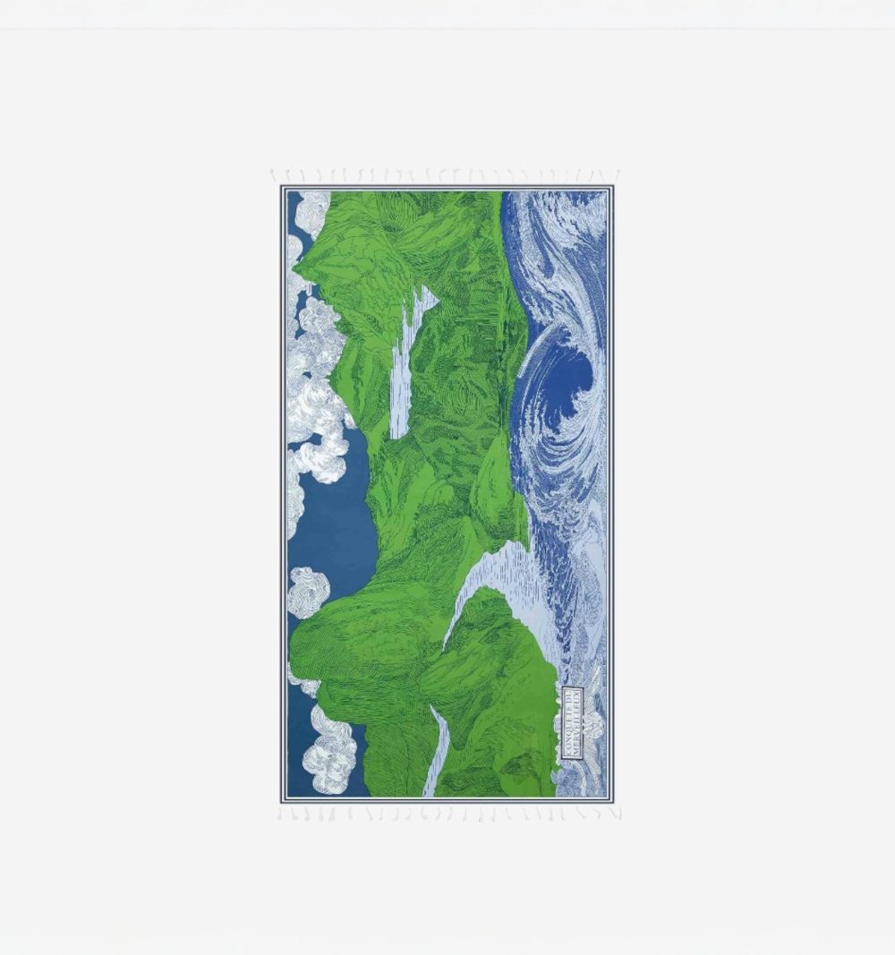 Inoui Editions Balthazar Blue Towel
