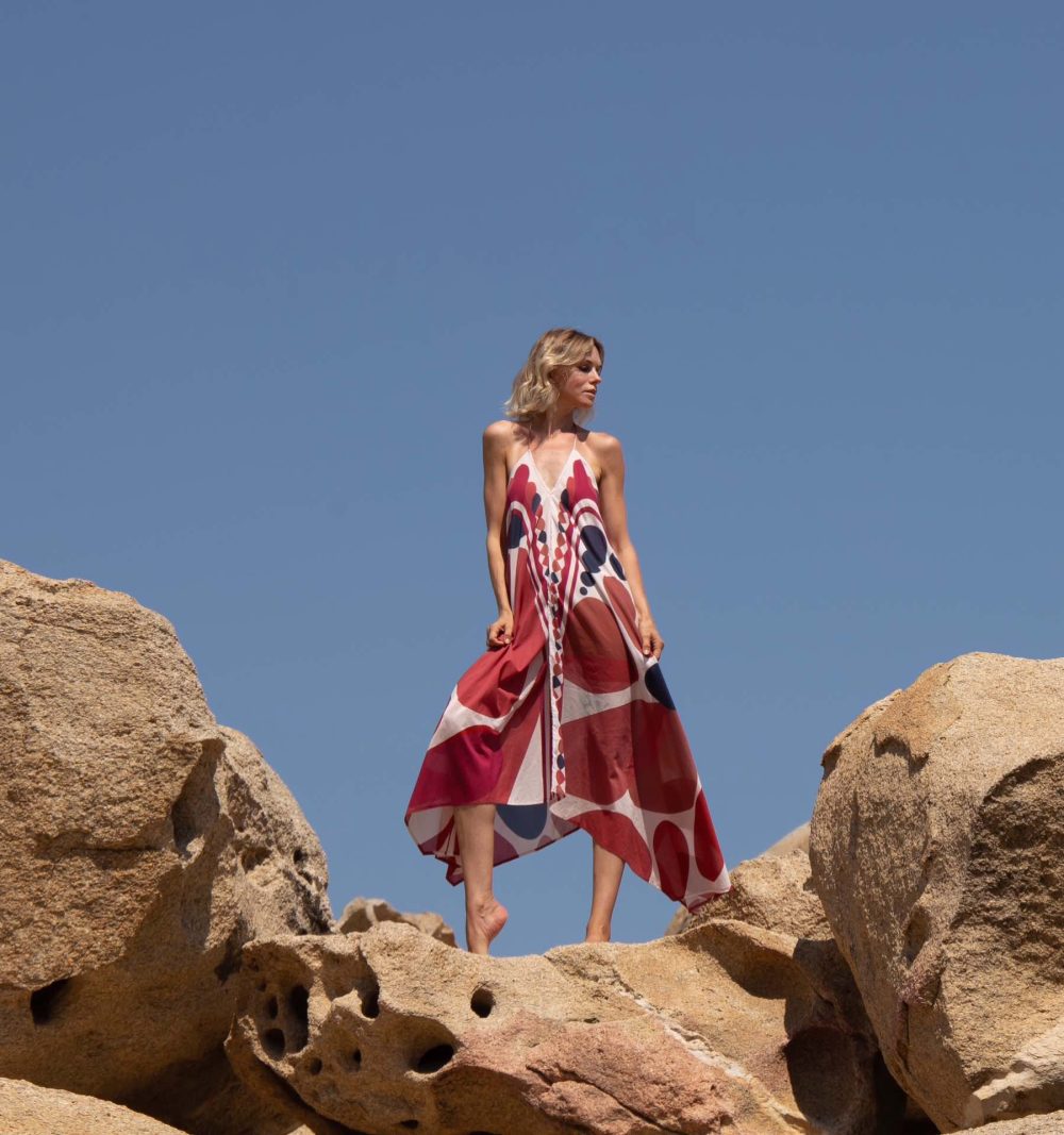 Sun Dress in Terracotta