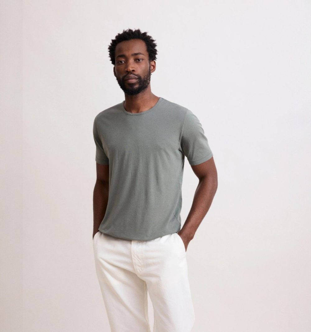 Hartford Military Green Crew T-Shirt