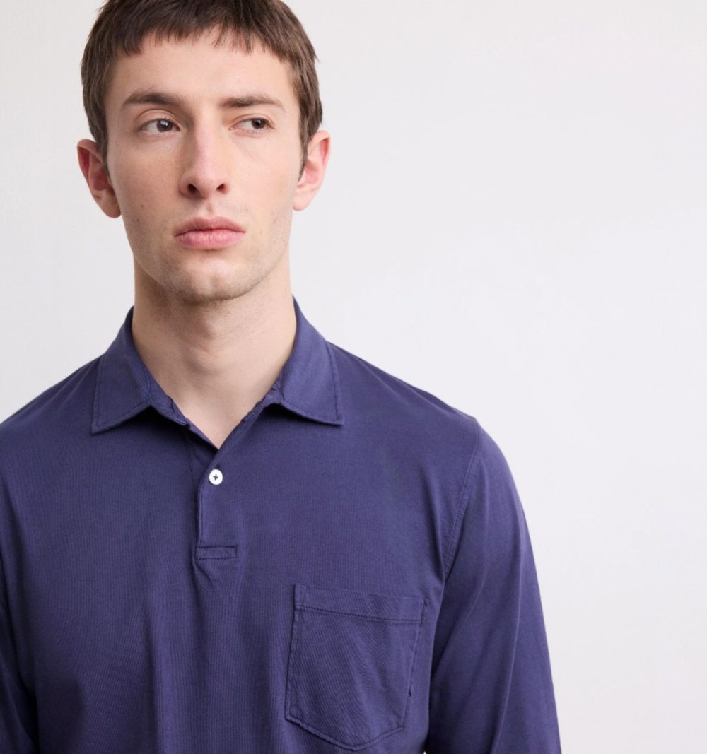 Hartford Navy Blue Polo - Image 3