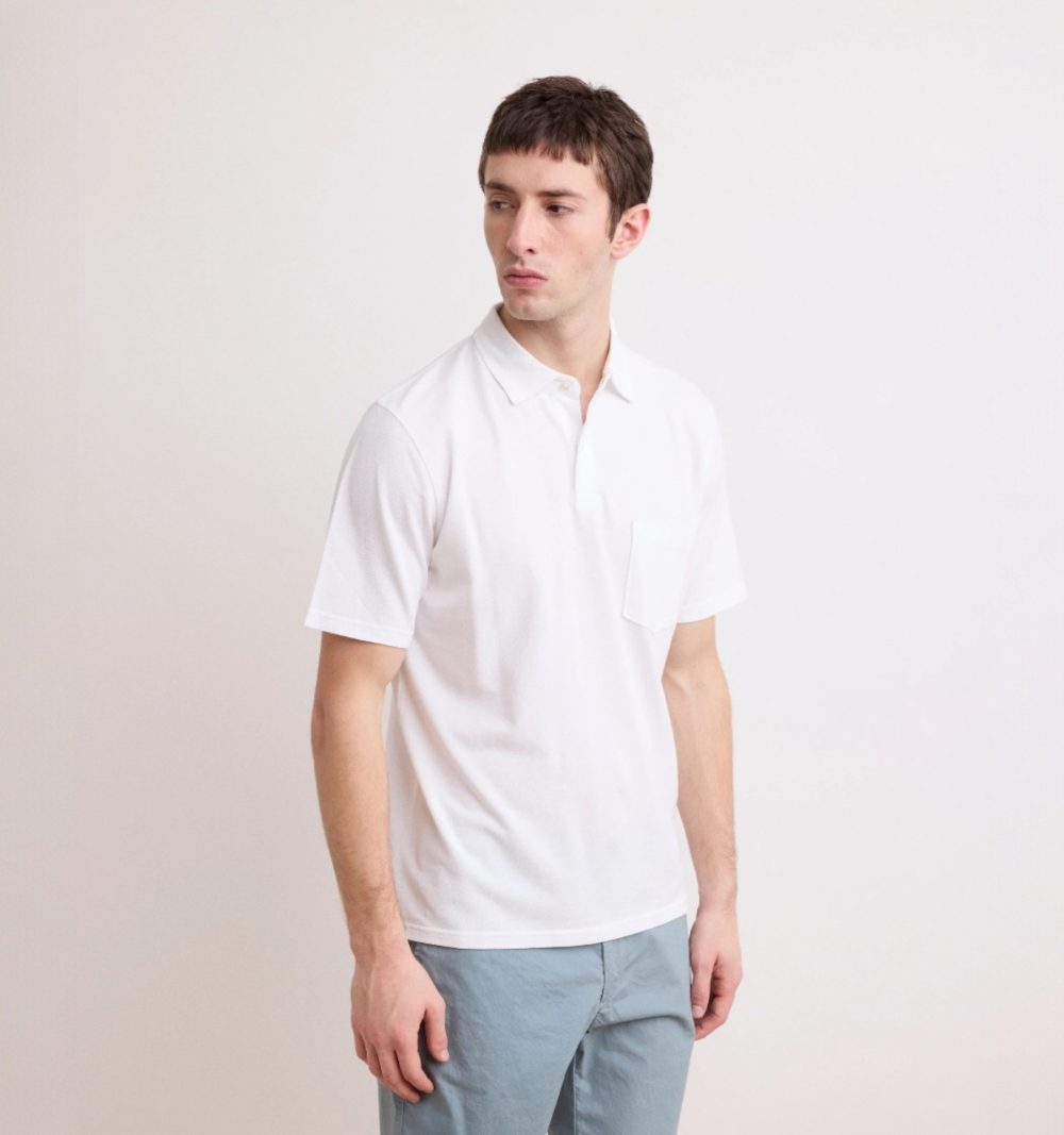 Hartford White Polo Shirt