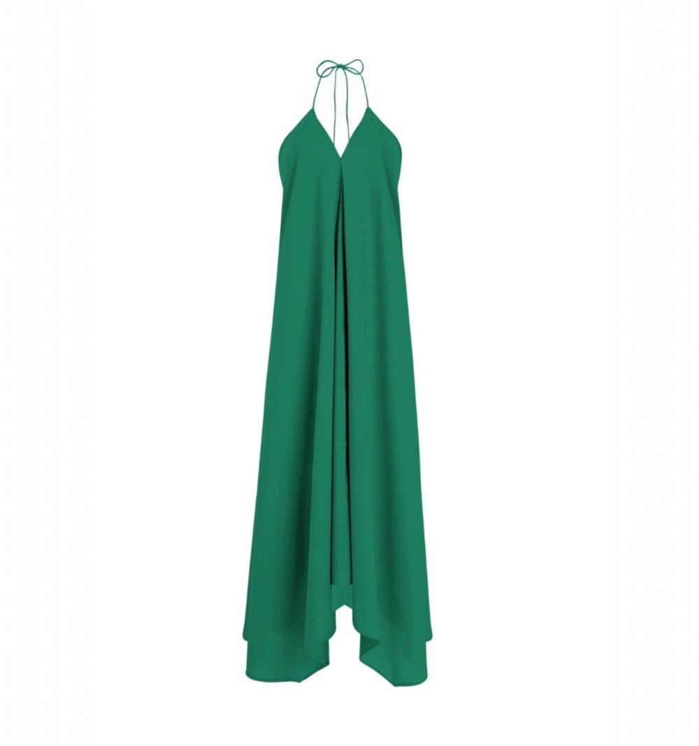 Sun Dress in Emerald