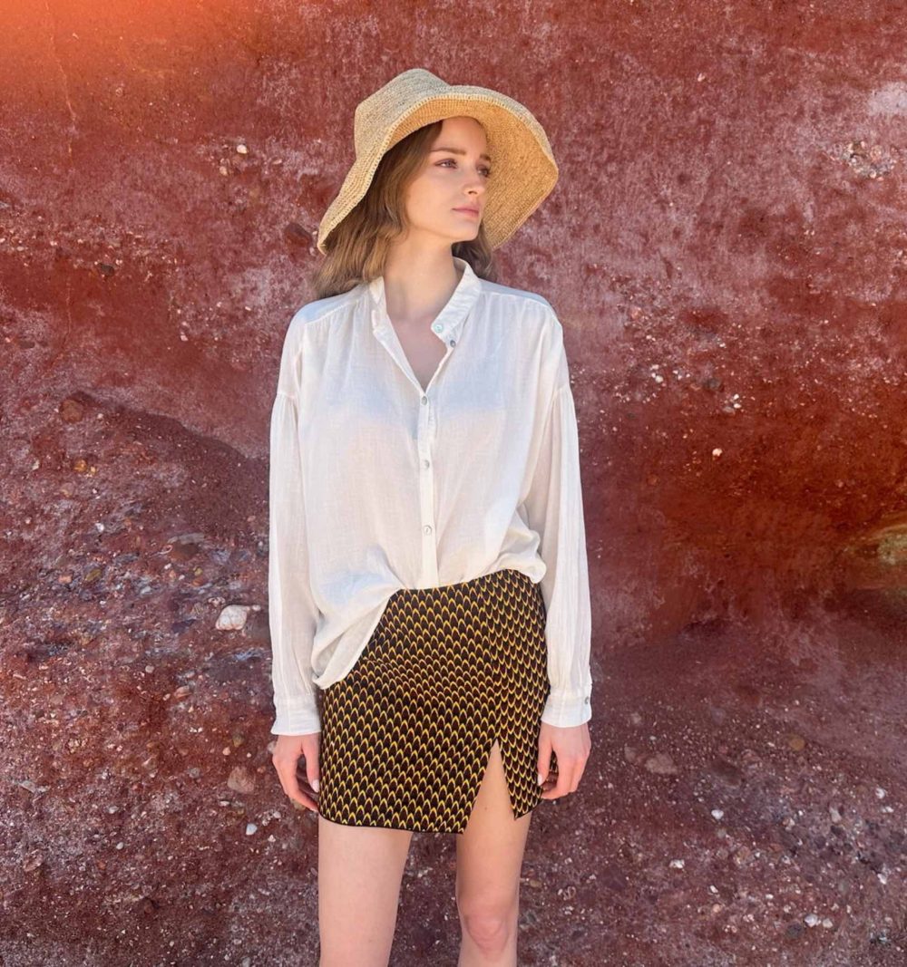 Mini Cotton Skirt – African Print - Image 5
