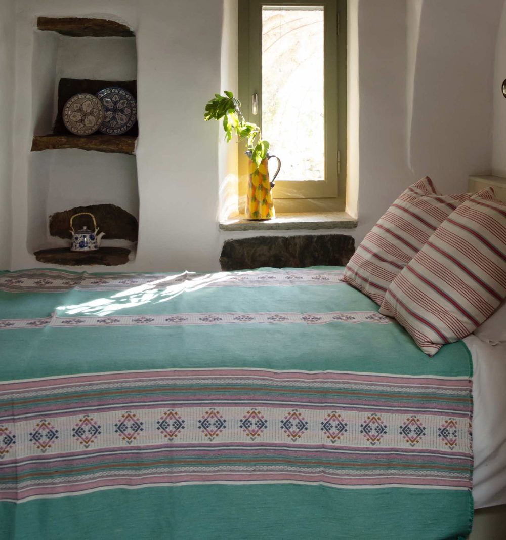 Bed Cover in Turquoise - Image 3