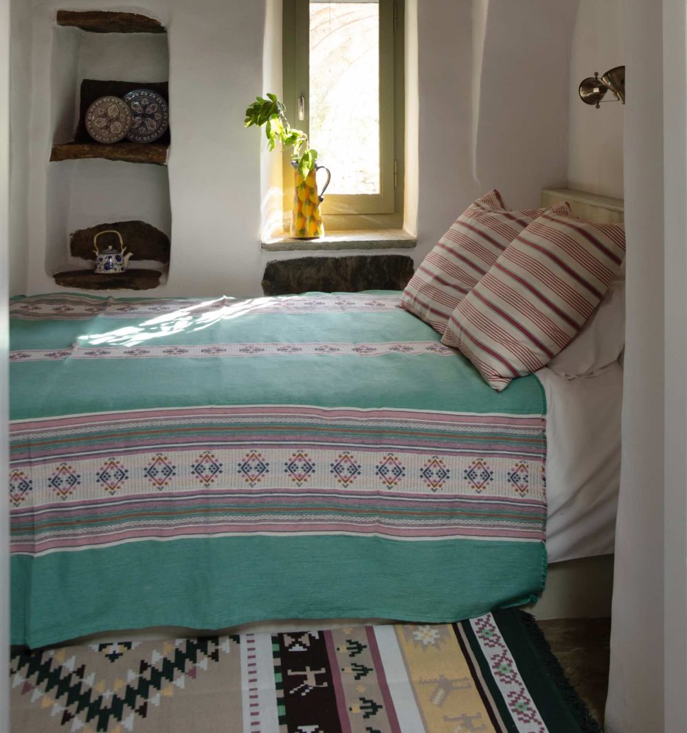 Bed Cover in Turquoise - Image 5