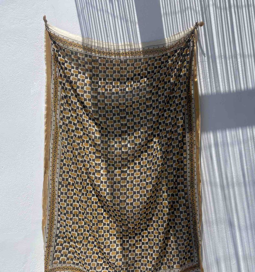 Cotton Pareo in Mustard