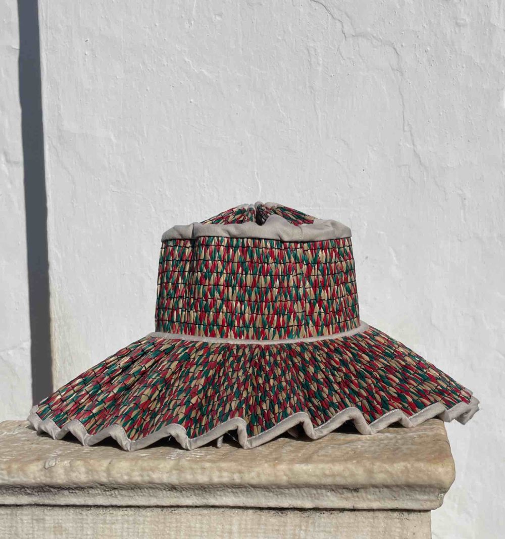 Lorna Murrey Capri Hat in Multicolor and Gray