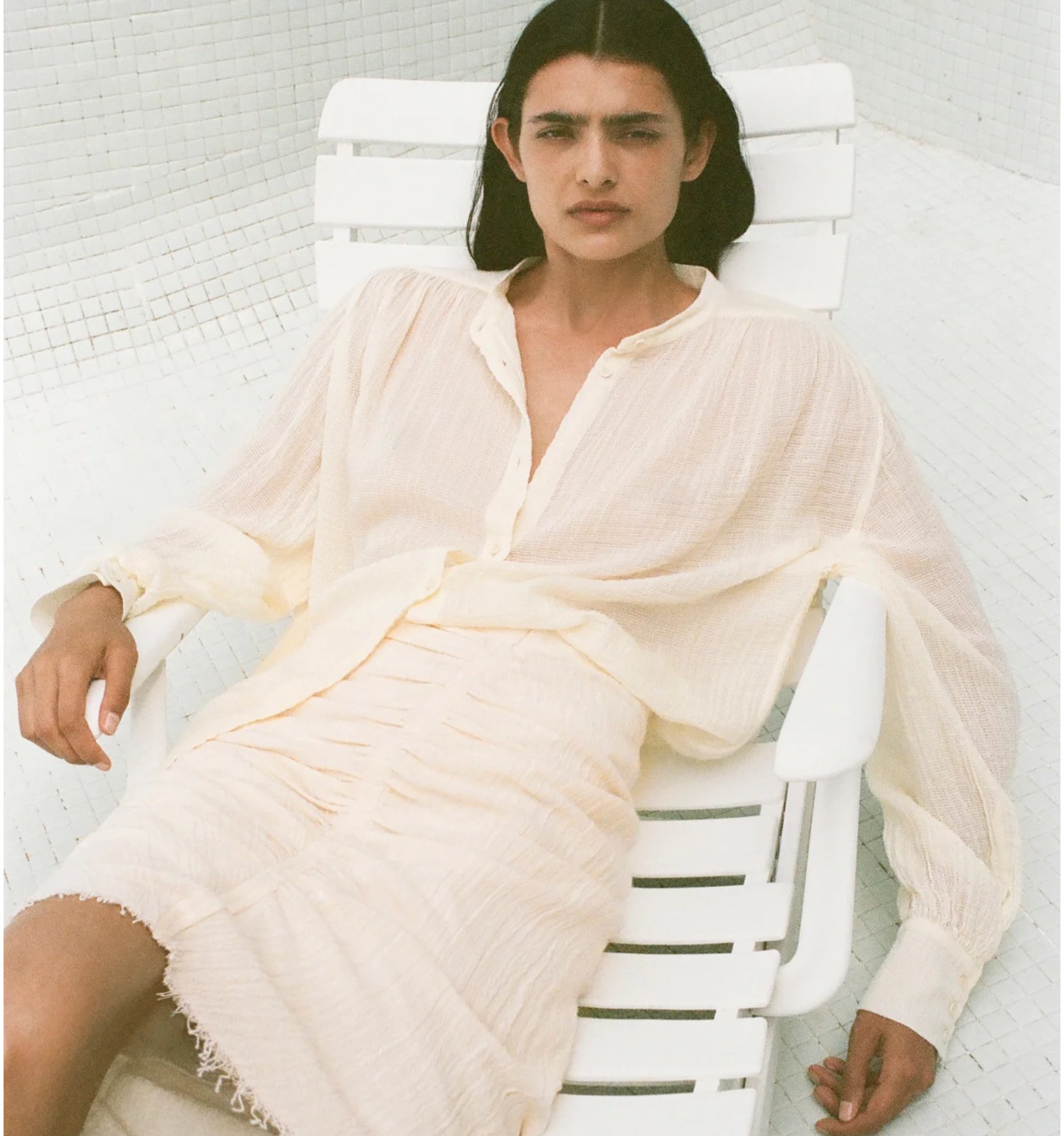 Linen Gauze Shirt Masscob
