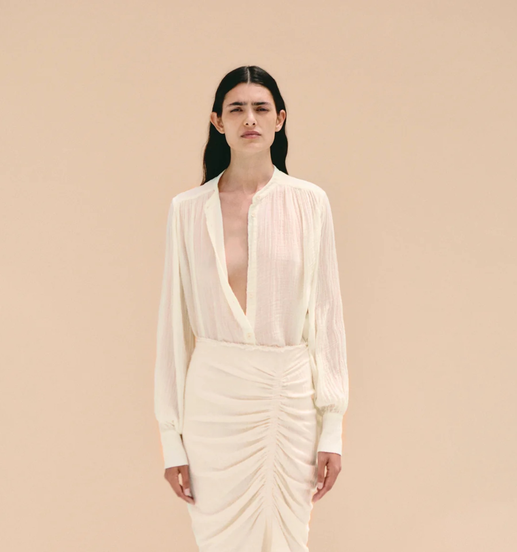 Linen Gauze Shirt Masscob - Image 2