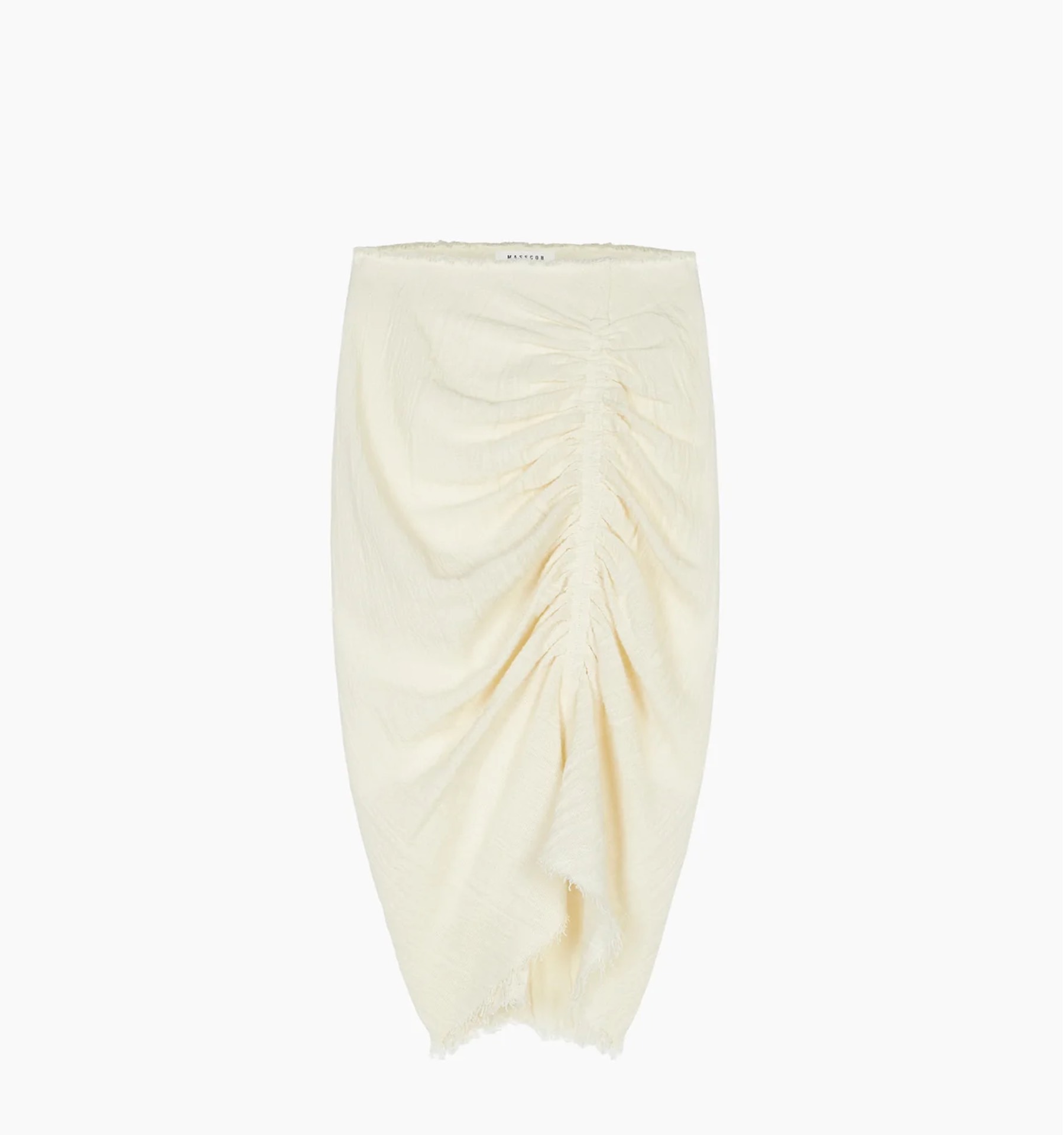 Masscob Draped Linen Skirt - Image 2
