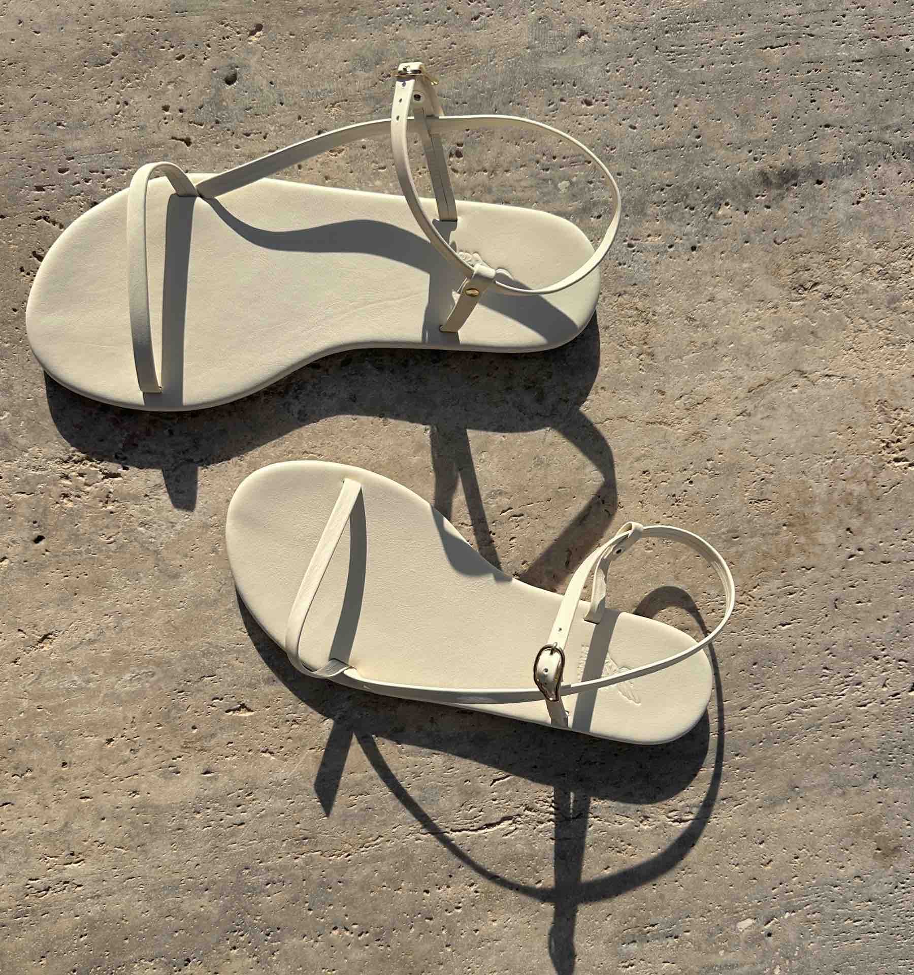 AGS- Filothei Sandals in off White - Image 2
