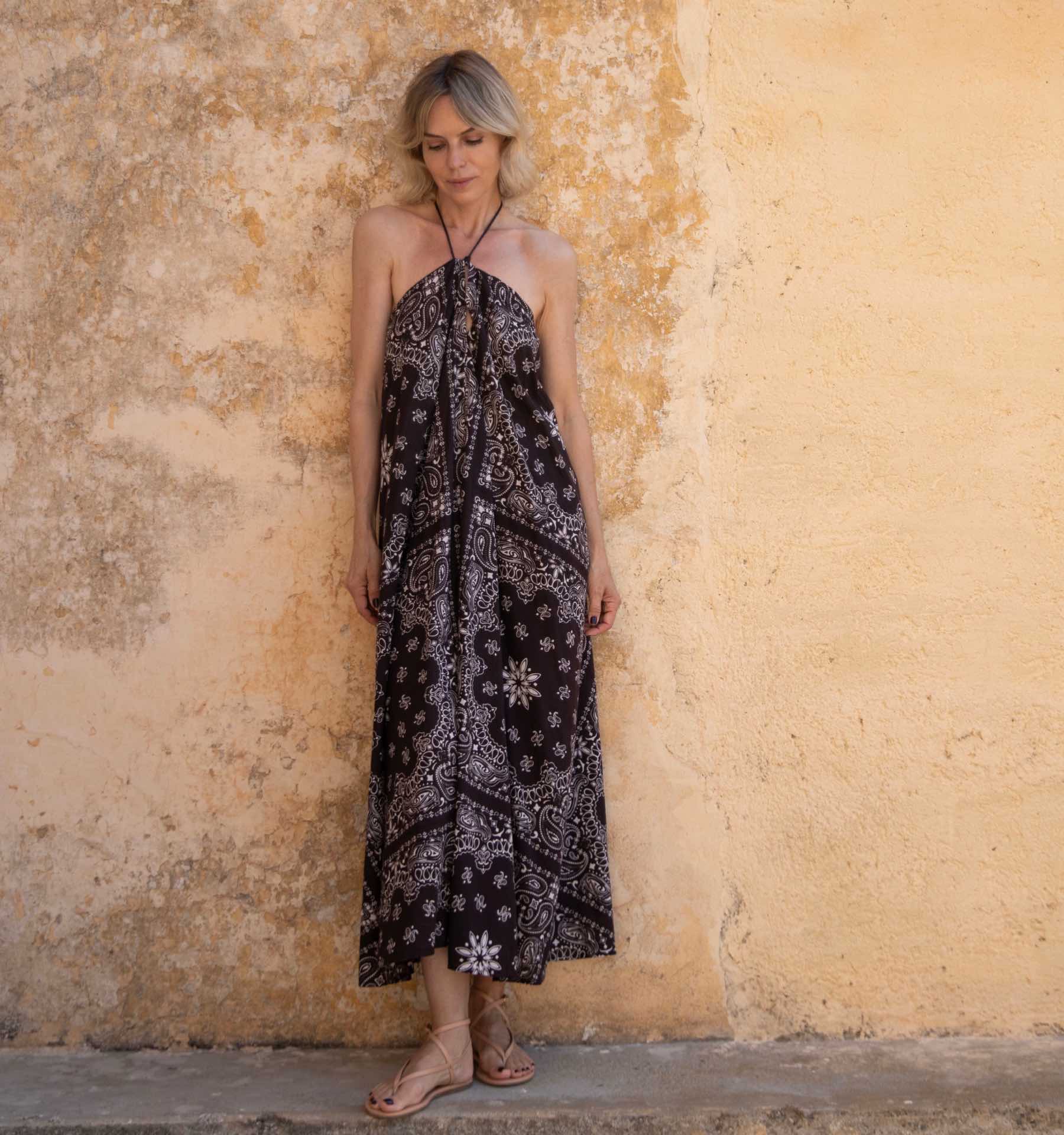 Sun Dress in Bandana Print - Image 3
